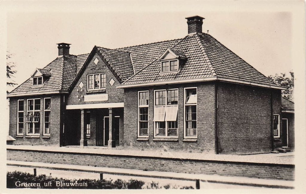 703-040-037 Blauwhuis, Ophalen of Verzenden, Voor 1920, Friesland