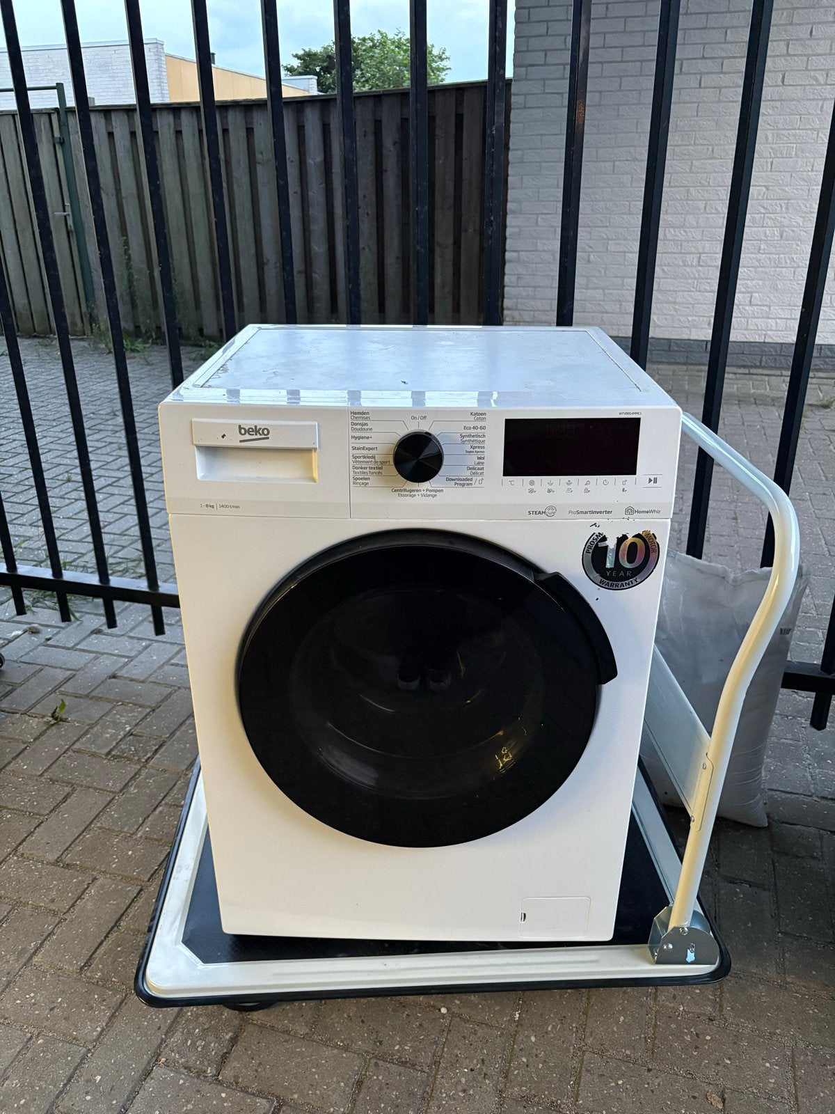 Beko WTV86144BC1 Wasmachine 8kg 1400 toeren, Witgoed en Apparatuur, Ophalen, Zo goed als nieuw, 85 tot 90 cm, 1200 tot 1600 toeren
