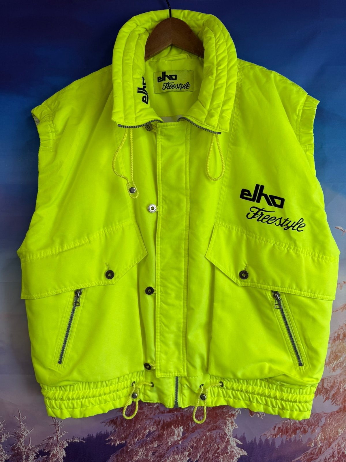 Vintage Foute Bodywarmer van Elho Freestyle maat 46 / S, Kleding | Heren, Ophalen of Verzenden, Zo goed als nieuw, Maat 46 (S) of kleiner