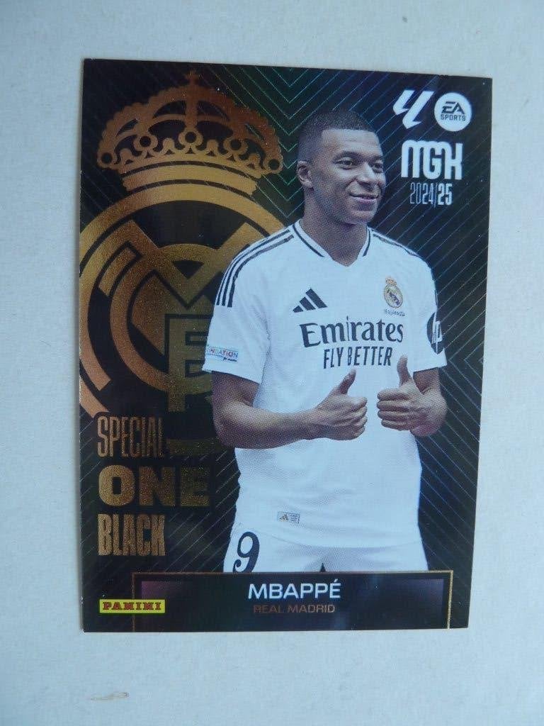 Panini card. Mbappe. Real Madrid, Ophalen of Verzenden, Zo goed als nieuw, Buitenlandse clubs, Overige typen