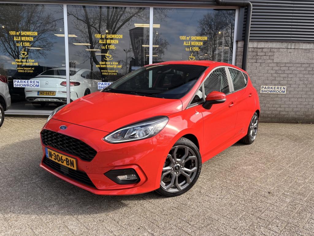 Ford Fiesta 1.0 EcoBoost Hybrid ST-Line x LED/Winterpack/PDC, Auto's, Gebruikt, Euro 6, 49 €/maand, Origineel Nederlands