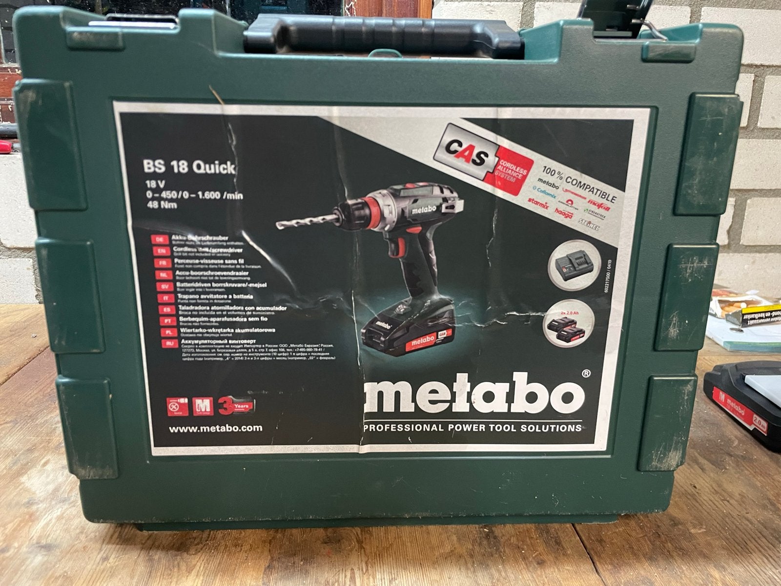 Foto 4 van Metabo BS 18 Quick Accuboormachine met 2 accu's en lader