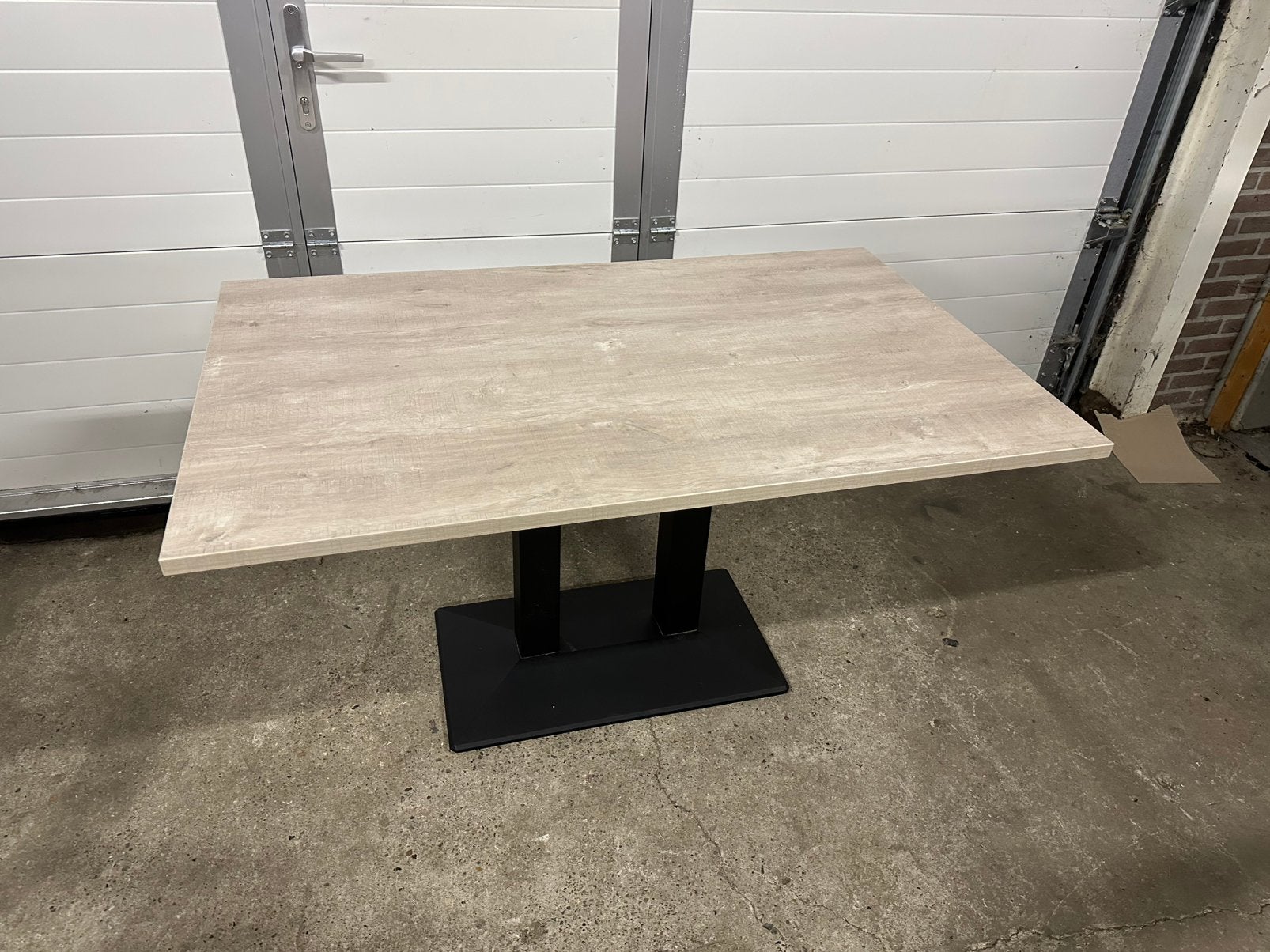 6 stuks horeca restaurant tafels middenpoot 130x80 cm nieuw, Ophalen