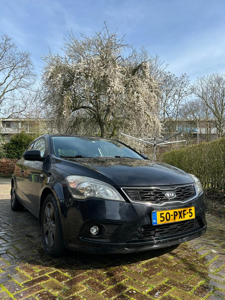 Kia Pro Ceed 1.4 Cvvt 2012 Zwart, Auto's, Kia, Voorwielaandrijving, 4 cilinders, 1396 cc, Zwart