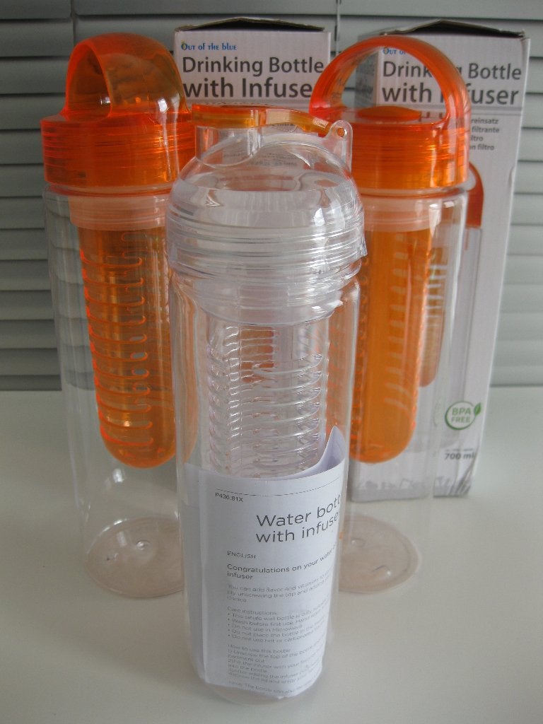 Bidon / Drinkfles met Filterinzetstuk 3 stuks 700 ml nieuw, Sport en Fitness, Ophalen of Verzenden, Nieuw