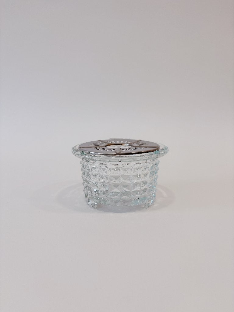 VINTAGE GLAZEN RECHAUD, Ophalen of Verzenden