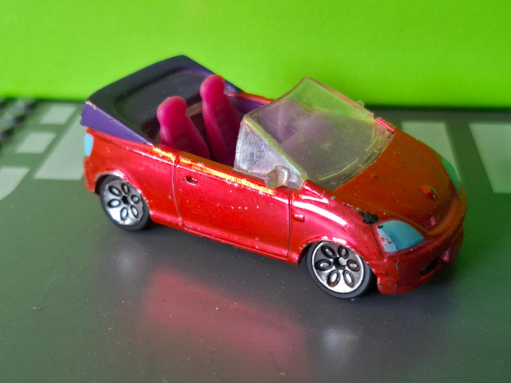 Mattel - Polly Pocket Cabrio [rood] 3, Ophalen of Verzenden, Gebruikt, Auto