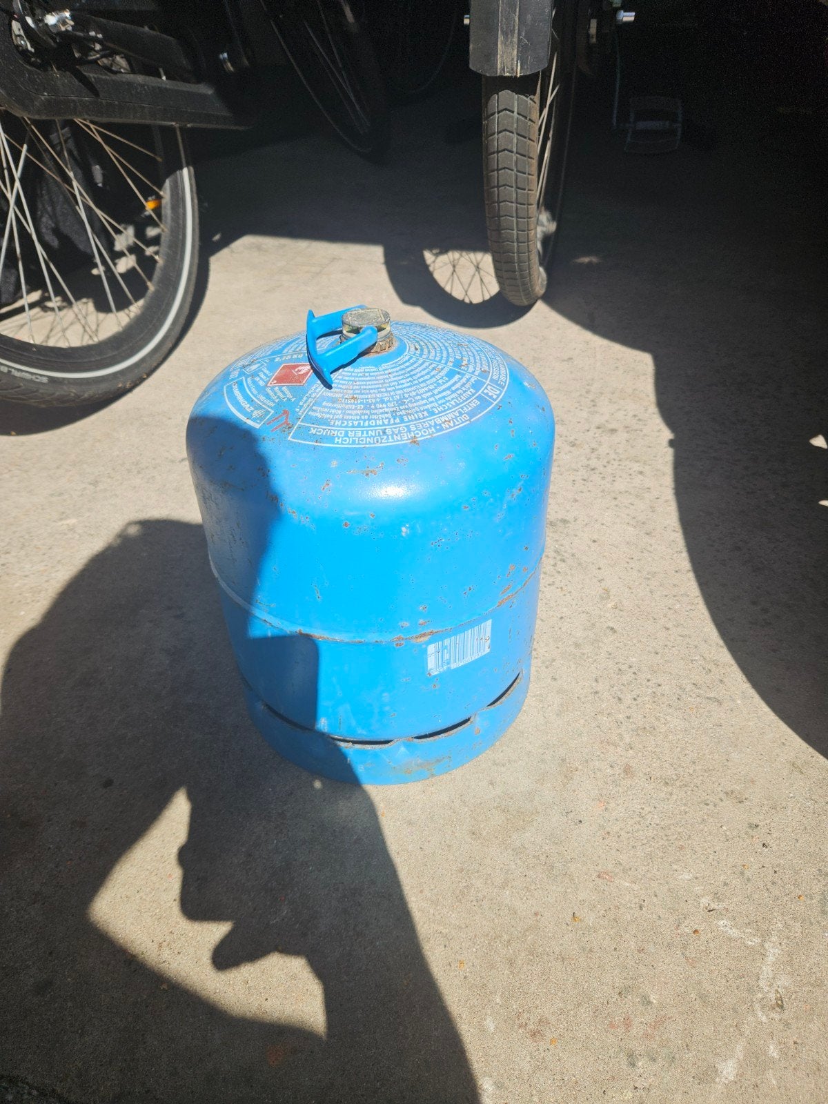 Lege Campingaz gasfles 2,75 kg, Ophalen, Gebruikt