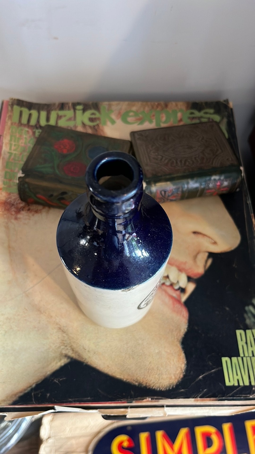 Zeldzaam limonade kruikje jaren 20/30 “van Waard Schiedam”, Ophalen of Verzenden, Zo goed als nieuw