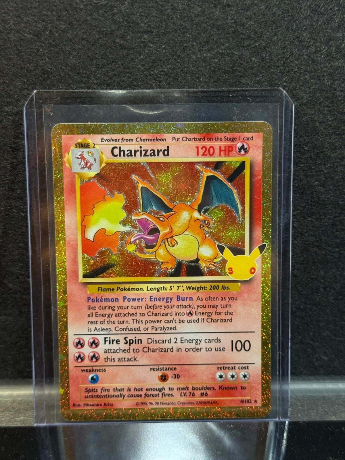 Charizard 4/102 Pokémon 30th Celebration Classic Collection, Verzenden, Nieuw, Losse kaart, Foil