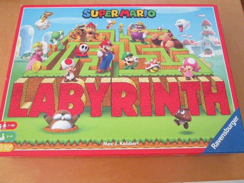 SUPERMARIO LABYRINTH. Ravensburger.Als nieuw. Compleet., Ophalen of Verzenden, Zo goed als nieuw, Ravensburger