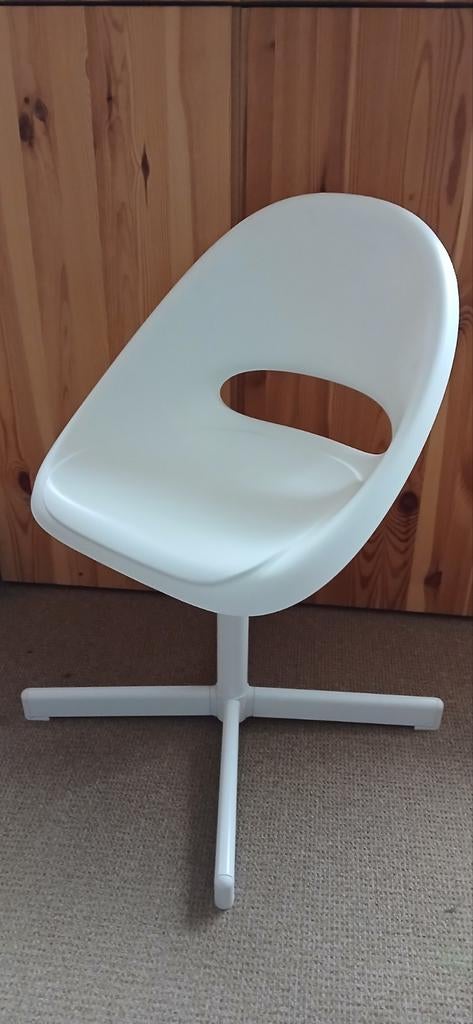 IKEA bureaustoel wit - modern design, Ophalen, Gebruikt, Wit, Bureaustoel