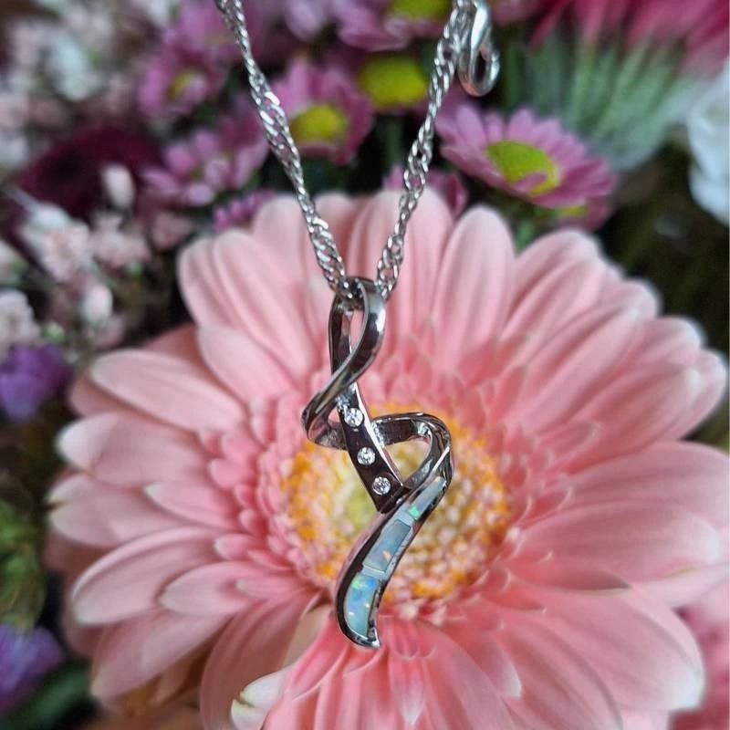 Ketting met opaal hanger, Verzenden, Cuijk, Info@winkli.nl, Met hanger