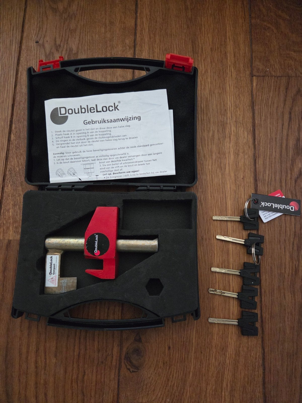 DoubleLock Compact Eagle Disselslot met sleutels, Ophalen of Verzenden, Gebruikt