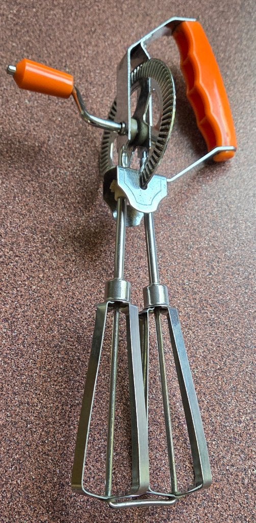 vintage hand-(slagroom/eier)klopper, Ophalen, Overige materialen, Overige stijlen