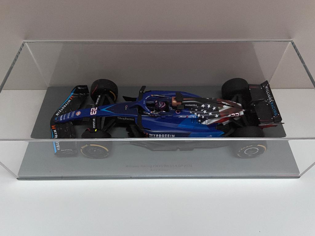 Alexander Albon Spark 1:18 Williams FW45 GP Austin 2023, Ophalen of Verzenden, Nieuw, Auto, Overige merken