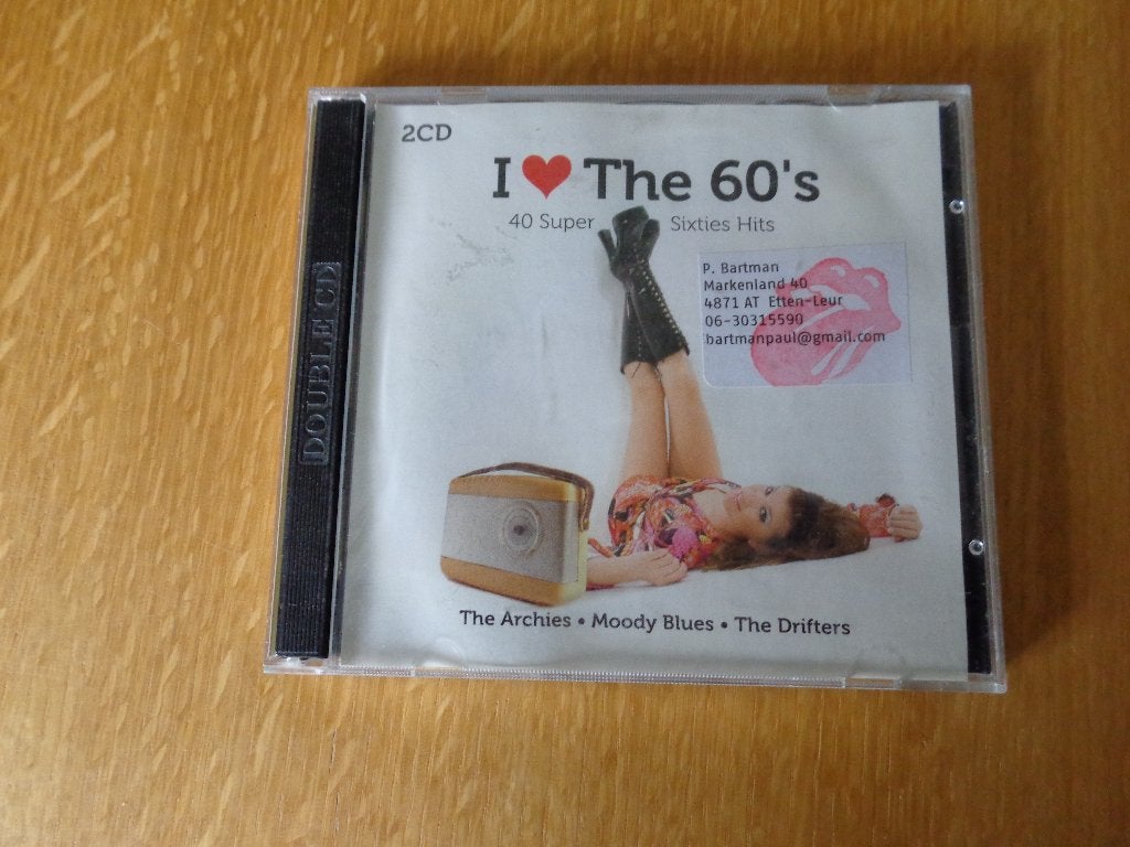 I love the Sixties 40 super sixties hits, Ophalen of Verzenden, Zo goed als nieuw, Pop