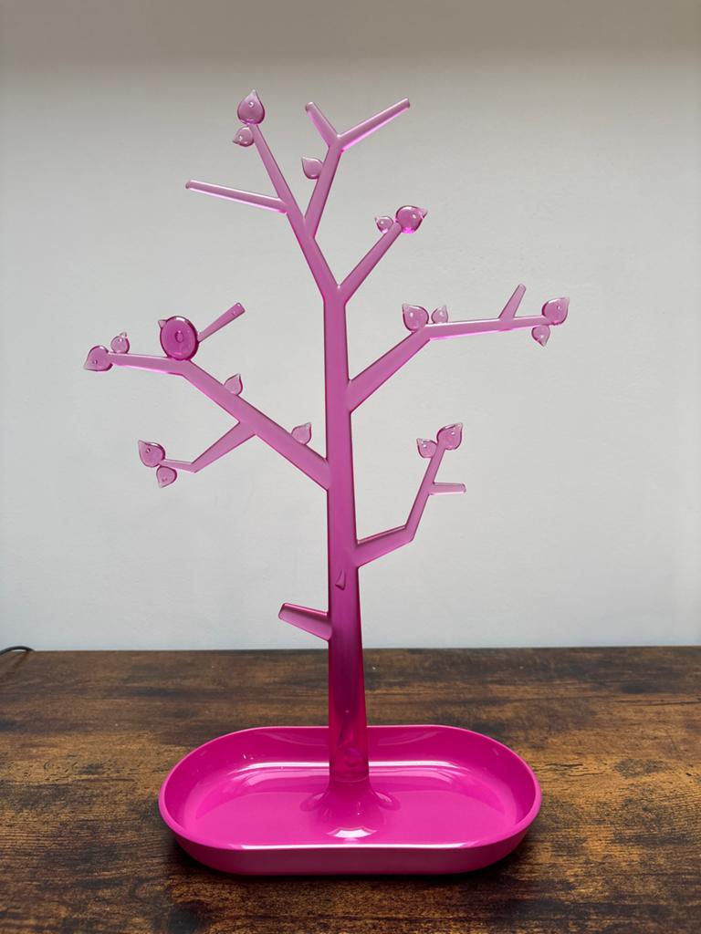 Roze Sieradenboom Michael Neubauer - 44cm hoog, Ophalen, Zo goed als nieuw