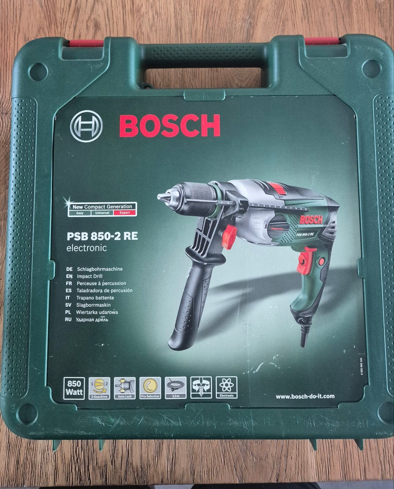 Bosch PSB 850-2 RE Klopboormachine 850W, Boormachine, 600 watt of meer, Ophalen of Verzenden, Zo goed als nieuw