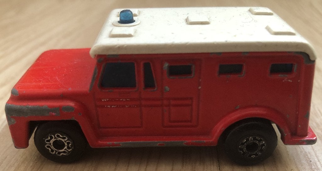 MATCHBOX - ARMORED TRUCK - 1978 - 7 CM, Verzamelen, Ophalen of Verzenden, Zo goed als nieuw