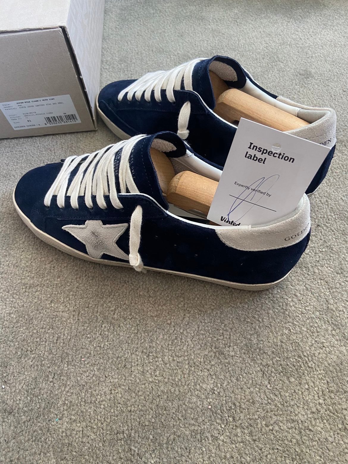 Golden goose superstar maat 41, Kleding | Heren, Schoenen, Blauw, Ophalen of Verzenden, Sneakers of Gympen, Zo goed als nieuw