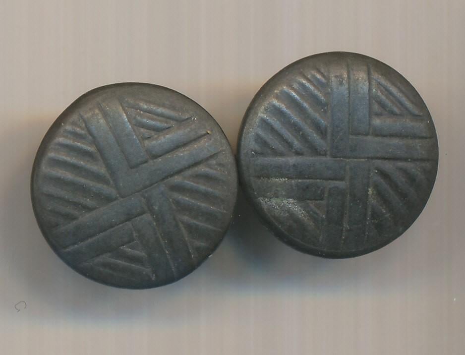 Antieke Manchetknoop (18e Eeuw) -/ Militaria, Ophalen of Verzenden, Gebruikt, Overige materialen