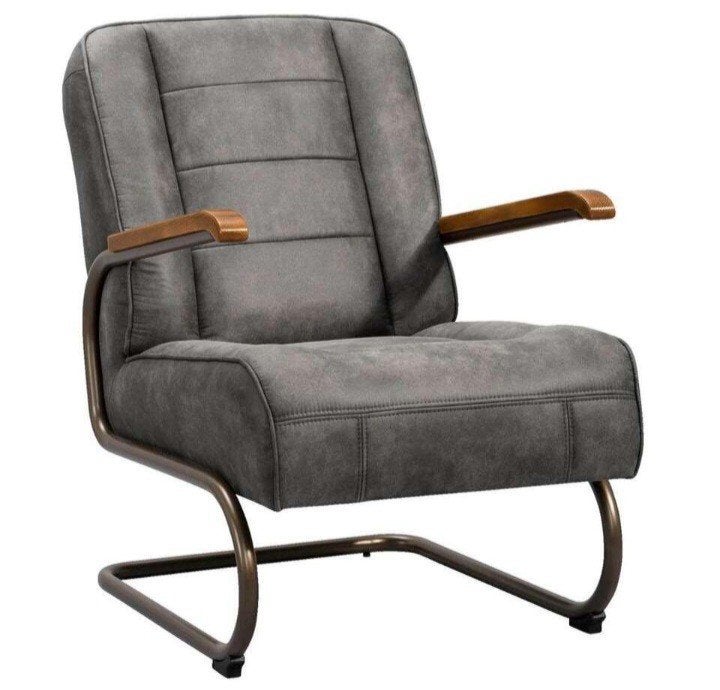 Relax fauteuil Ivar, Huis en Inrichting, Fauteuils, Hout, Metaal, Stof, 50 tot 75 cm, Ophalen