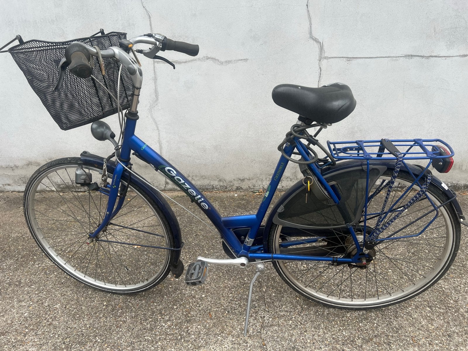 Gazelle Grenoble damesfiets met 7 versnellingen en mand, Ophalen, Terugtraprem, Versnellingen, Gazelle