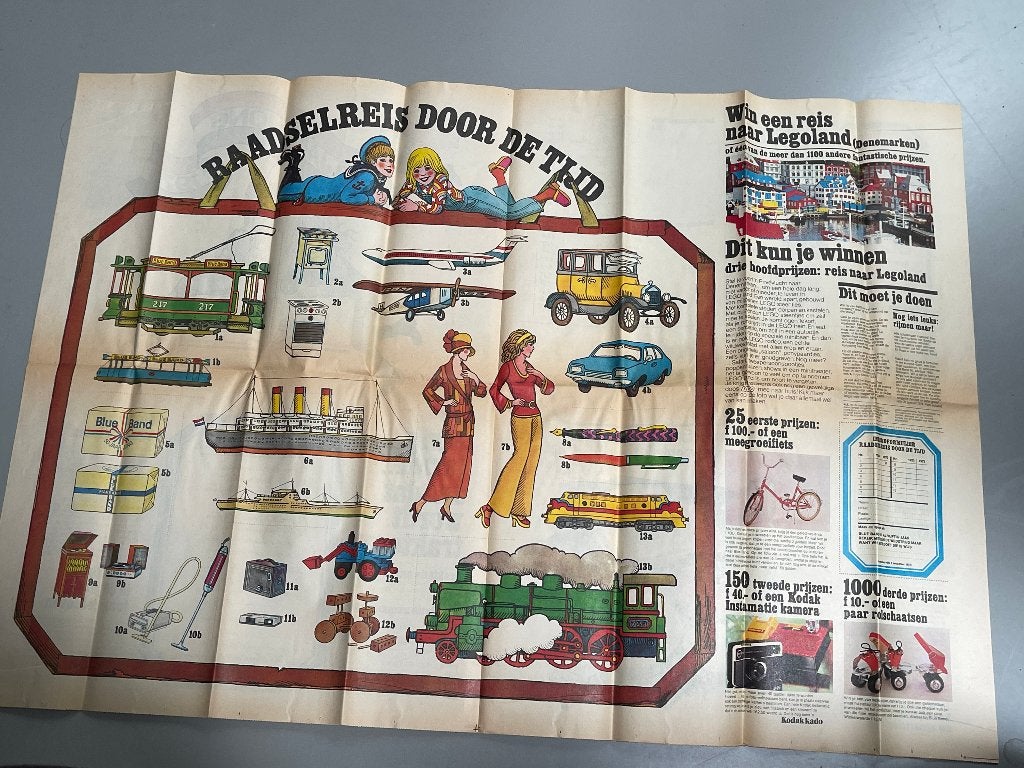 Herdruk van het NRC uit 1923 met BlueBand reclame uit 1973, Verzamelen, Ophalen of Verzenden, Gebruikt, Overige typen