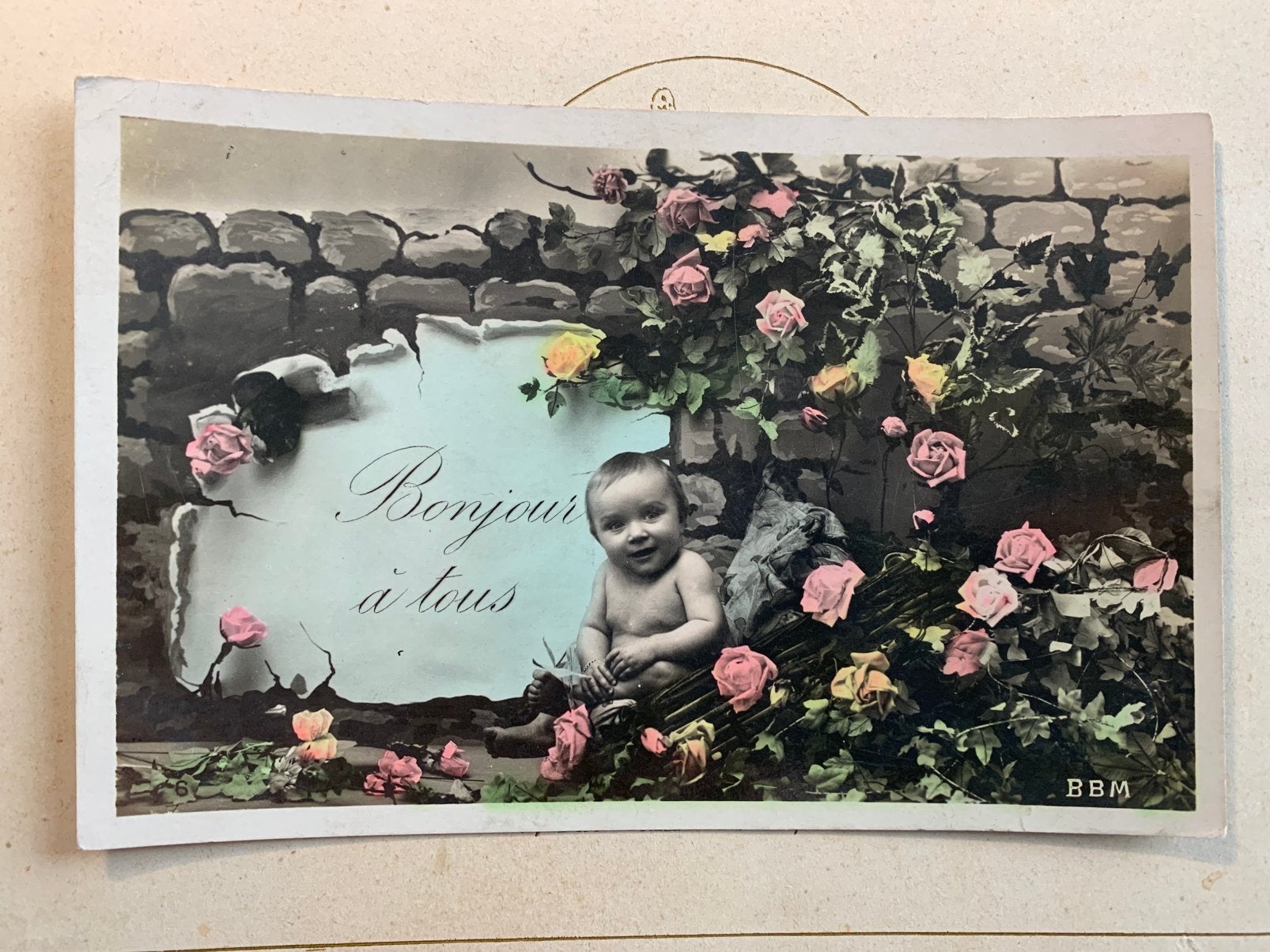 1910 Bonjour à tous - baby (HH), Ophalen of Verzenden, Voor 1920, Gelopen, Kinderen