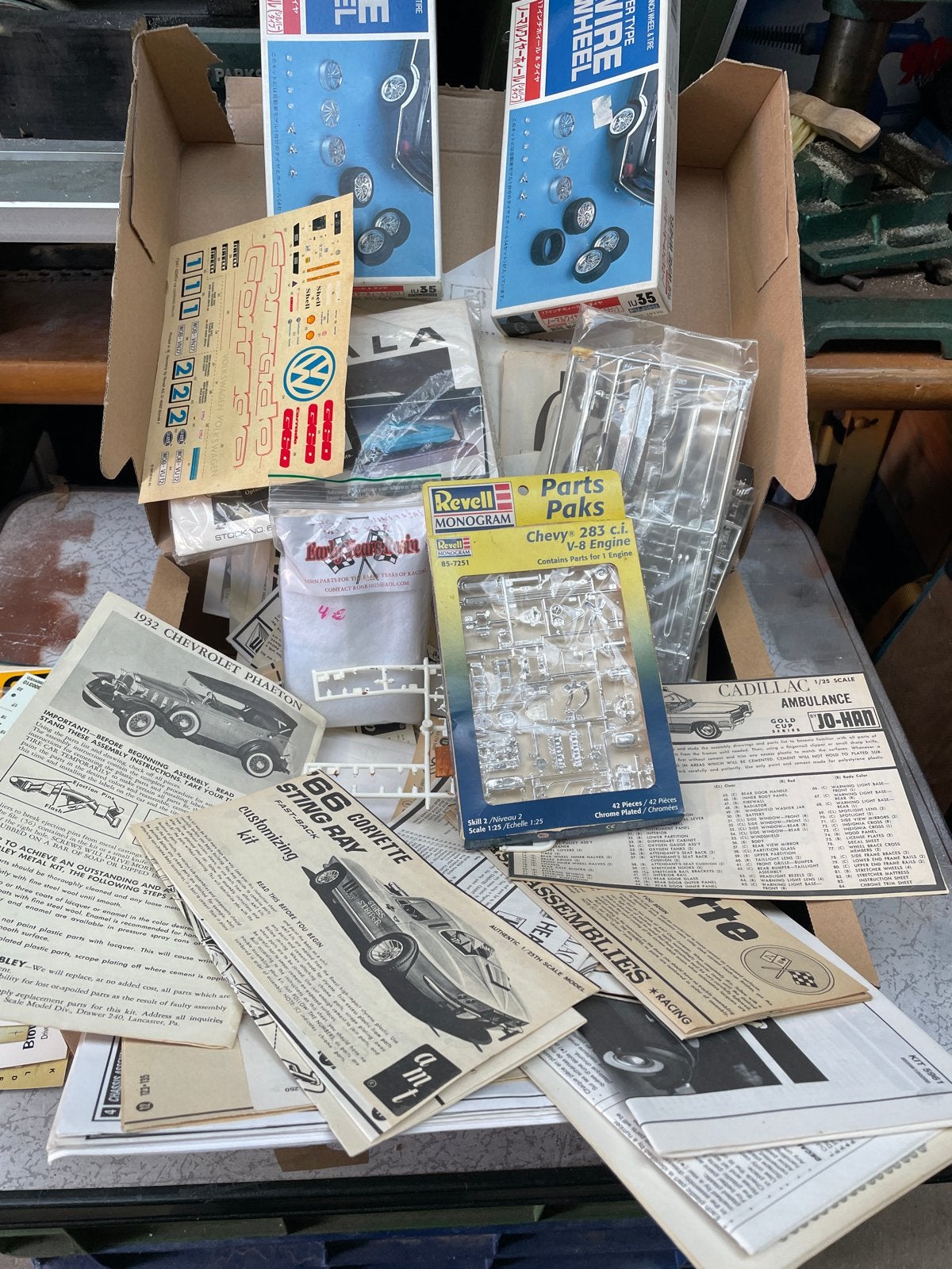 Diverse modelbouw kits en onderdelen (auto's), Gebruikt, Auto, Ophalen of Verzenden, 1:32 tot 1:50