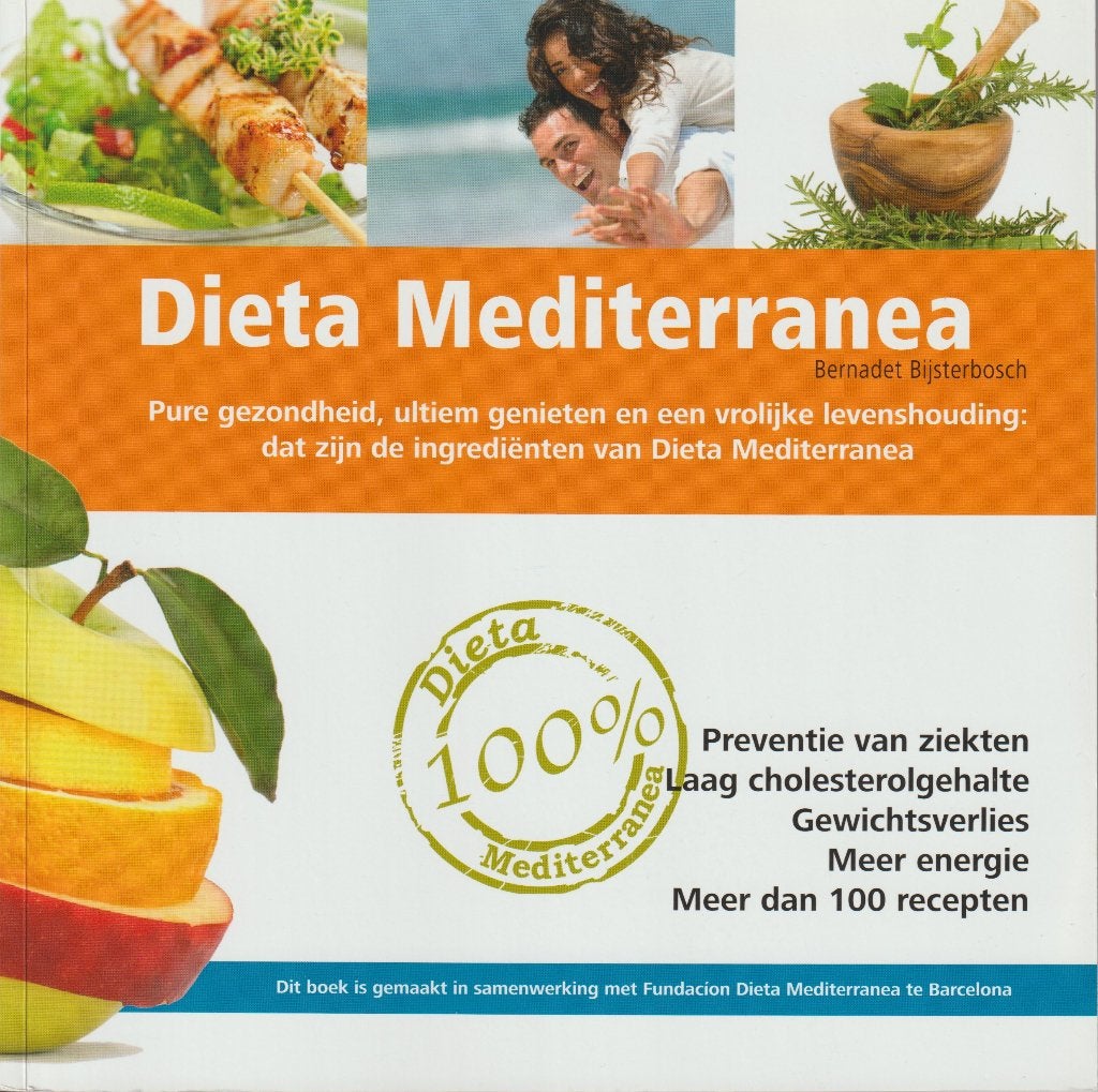 Bernadet Bijsterbosch - Dieta Mediterranea, Spanje, Voorgerechten en Soepen, Ophalen of Verzenden, Zo goed als nieuw