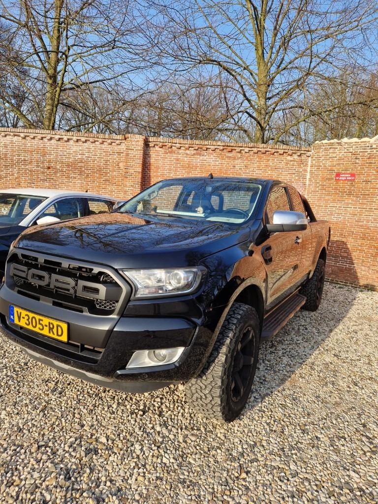 Ford Ranger 2.2 Tdci 160PK 4X4 SC 2018, 160 pk, Zwart, Vierwielaandrijving, Dealer onderhouden