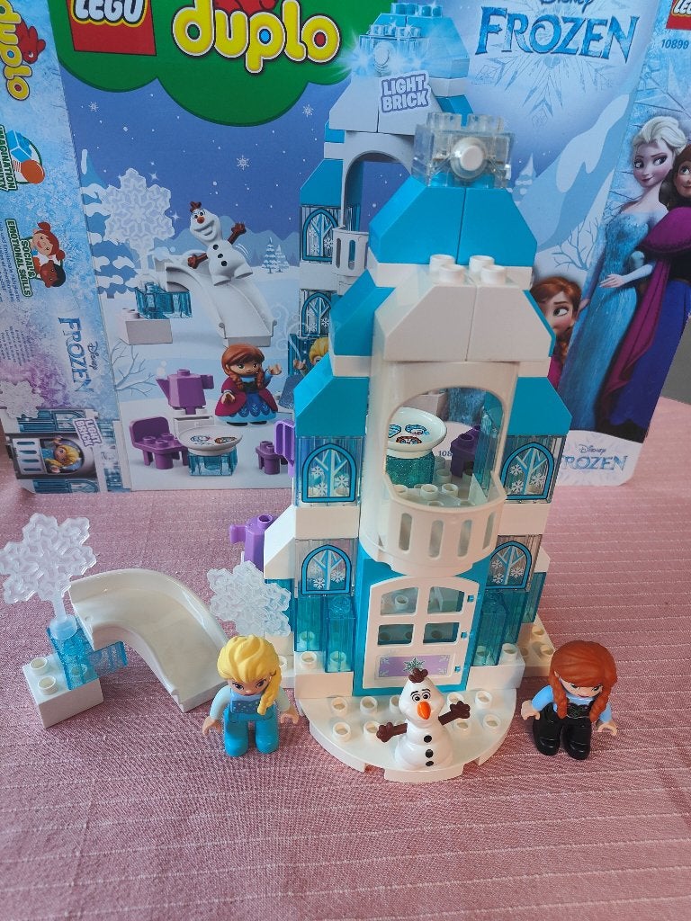 Duplo 10899 Frozen Ice Castle, Inclusief instructies, Ophalen of Verzenden, Zo goed als nieuw, Complete set
