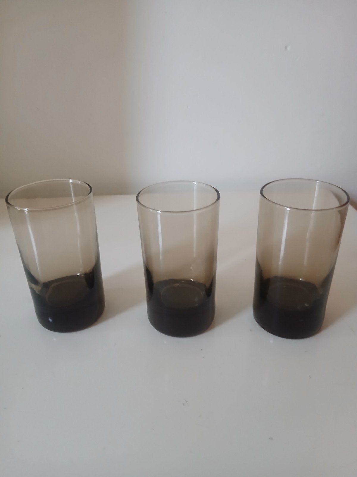 3 x vintage rookglas glazen Luminarc France, Verzamelen, Ophalen of Verzenden, Zo goed als nieuw, Overige typen