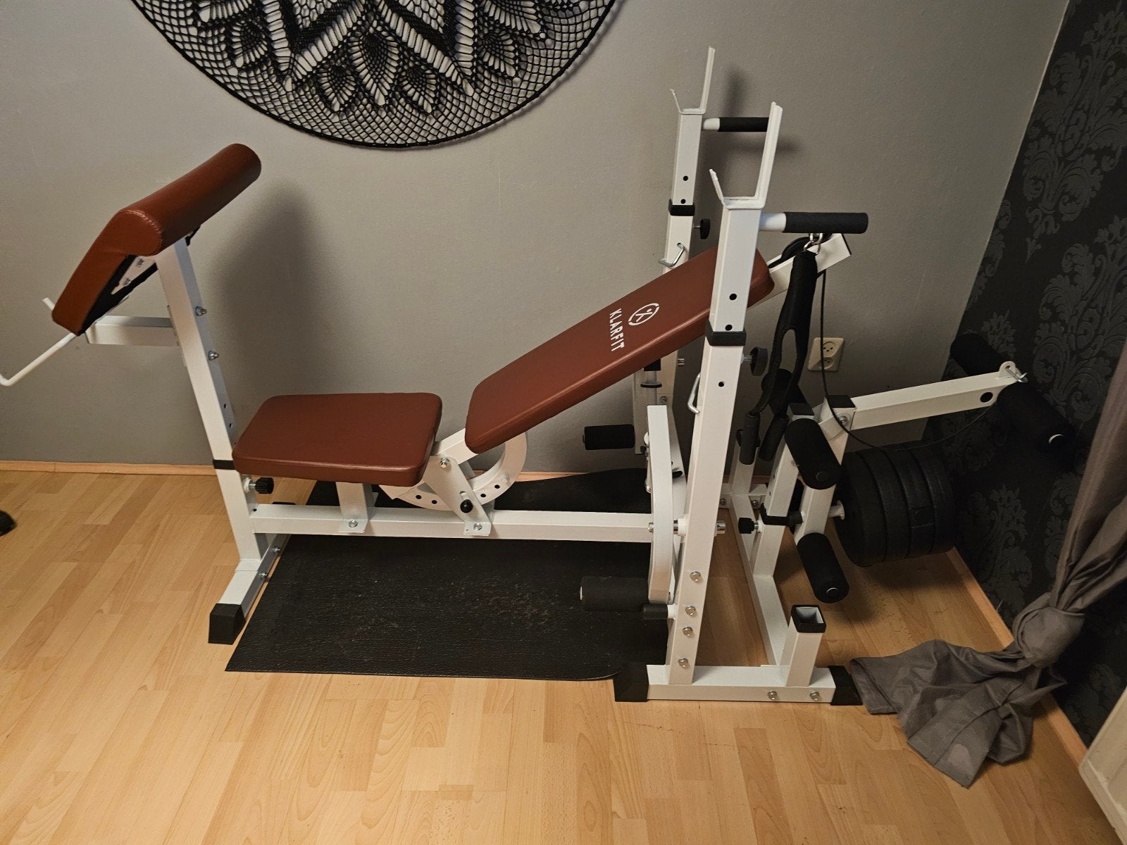 Klarfit krachtstation, Ophalen, Zo goed als nieuw, Benen, Fitnessbank