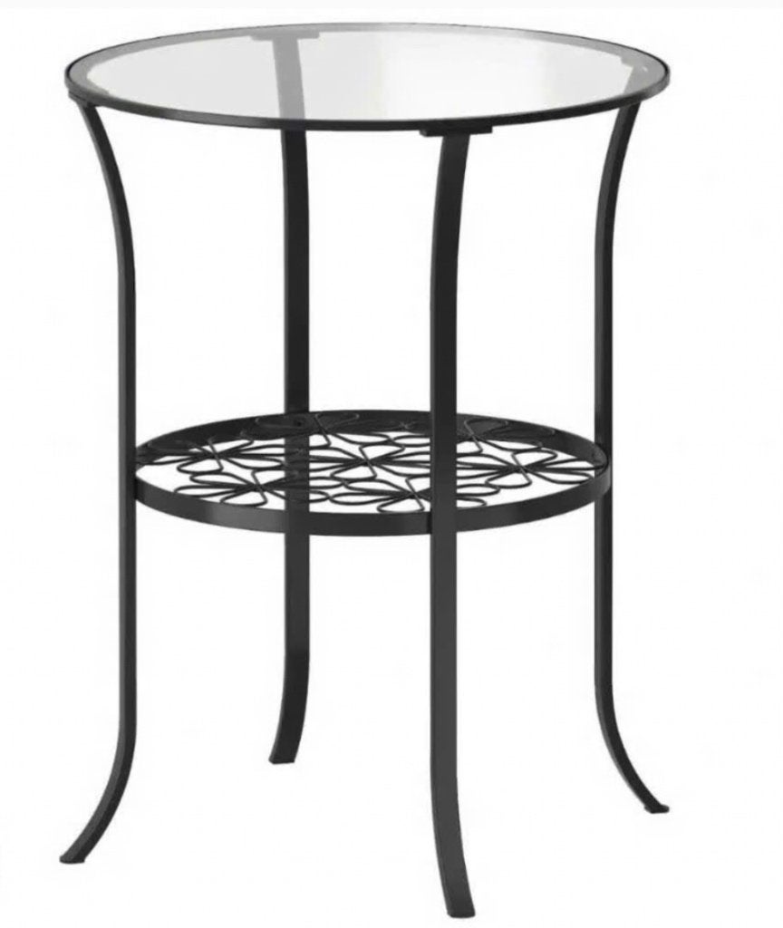 IKEA side table - Black - Amsterdam, Ophalen, Overige materialen, Rond, Zo goed als nieuw