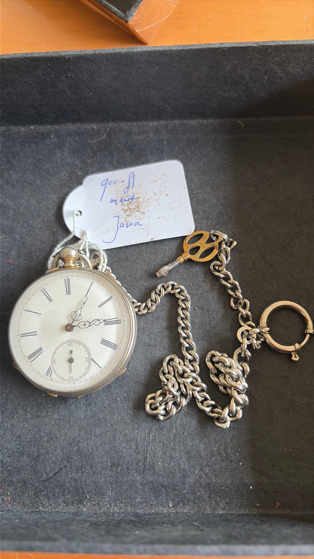 Prachtig Antiek Zwitsers Zakhorloge – Robert & Cie (Genève), Sieraden, Tassen en Uiterlijk, Ophalen of Verzenden, Overige merken