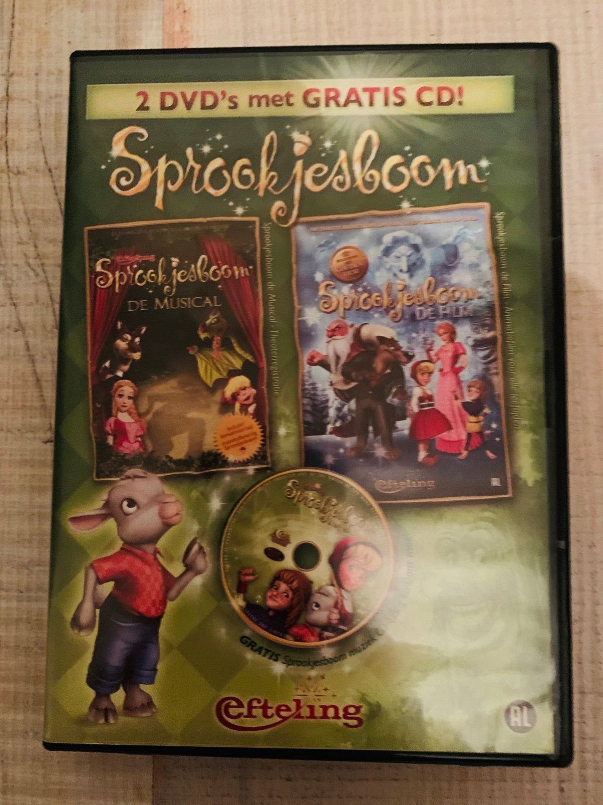 2 dvd box efteling sprookjesboom, Verzamelen, Ophalen of Verzenden, Zo goed als nieuw, Overige typen