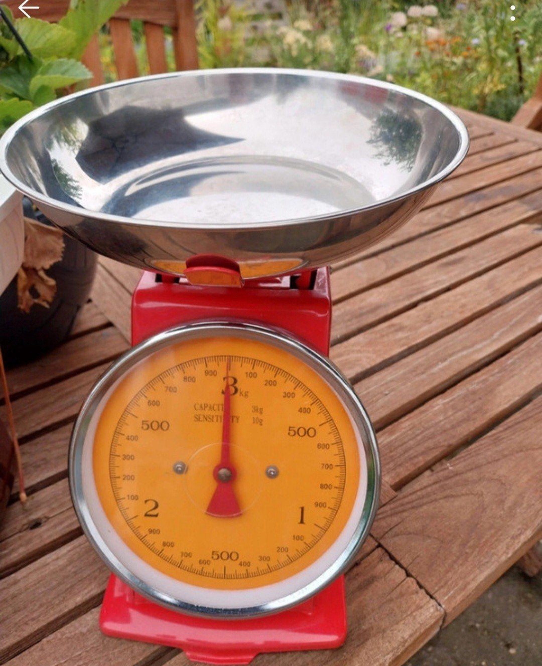 retro weegschaal, Ophalen, Minder dan 10 kg, Keukenweegschaal, 1 tot 500 gram