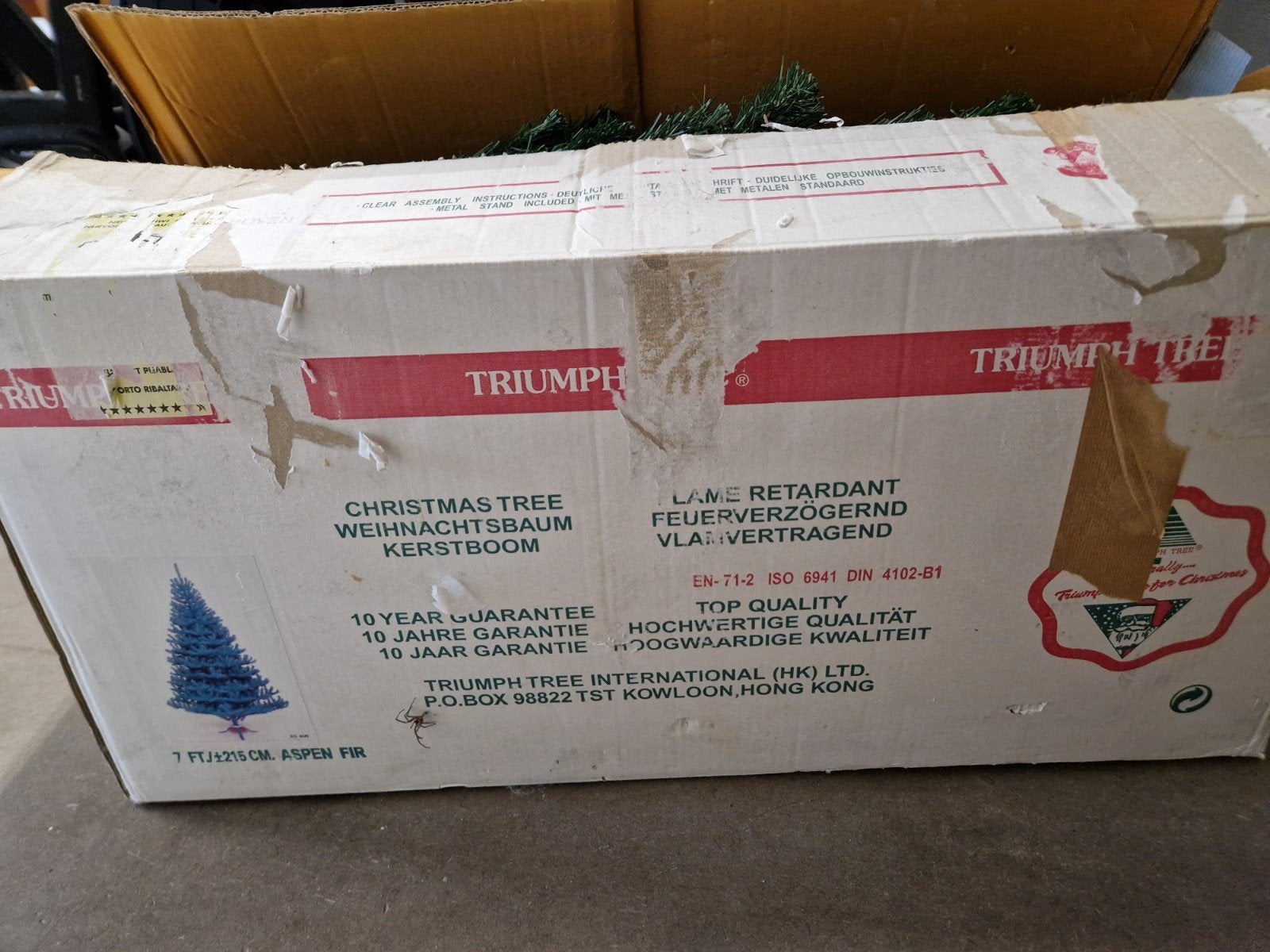 kunstkerstboom, Triumph Tree, Aspen Fir, 215cm, Diversen, Ophalen of Verzenden, Zo goed als nieuw
