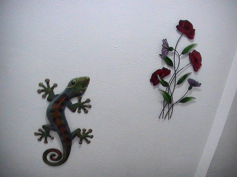 muur decoratie, Ophalen, Metaal, 58 cm, Wandhanger