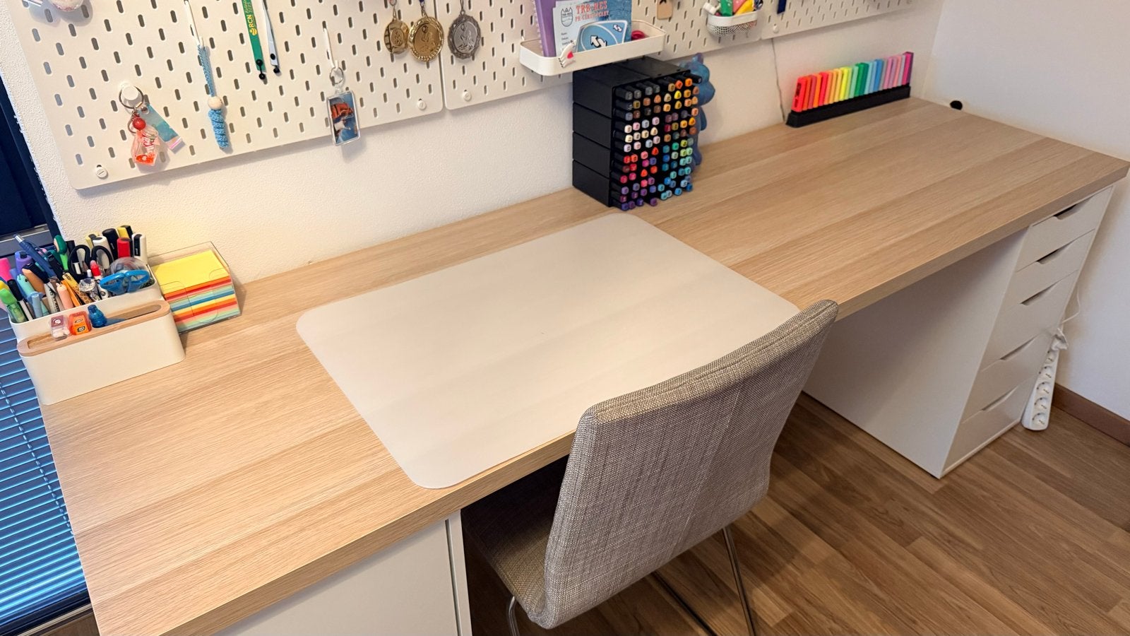 IKEA Lagkapten tafelblad / bureaublad 200x60cm, Huis en Inrichting, Ophalen, Overige typen, Spaanplaat of MDF, Zo goed als nieuw