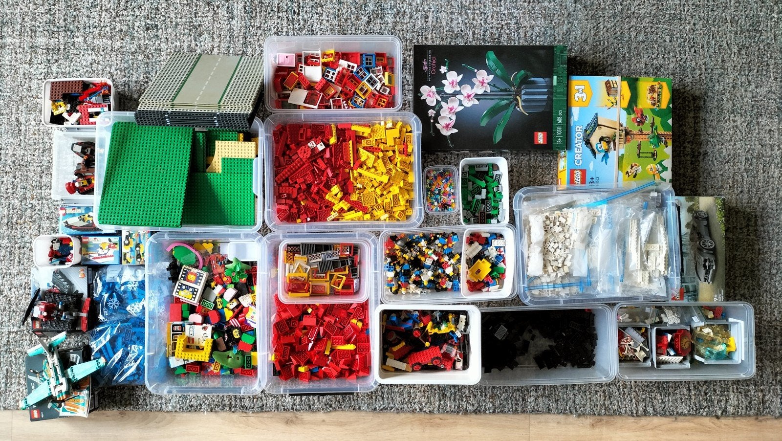 Hele grote set gebruikte en nieuwe Lego, Ophalen, Gebruikt, Lego