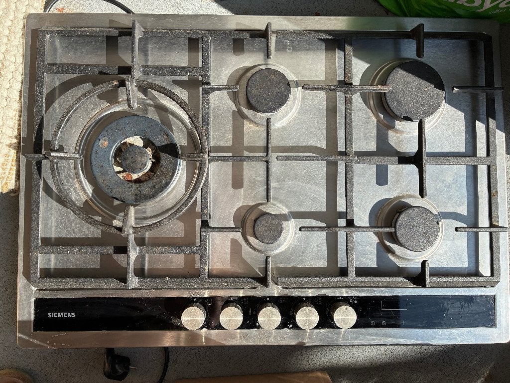 Siemens gaskookplaat, Witgoed en Apparatuur, Kookplaten, Ophalen, Gebruikt, Inbouw, Gas