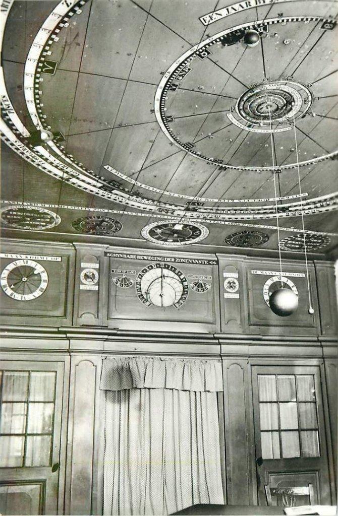 381-484-001 Franeker Interieur Planetarium, Verzenden, Voor 1920, Friesland