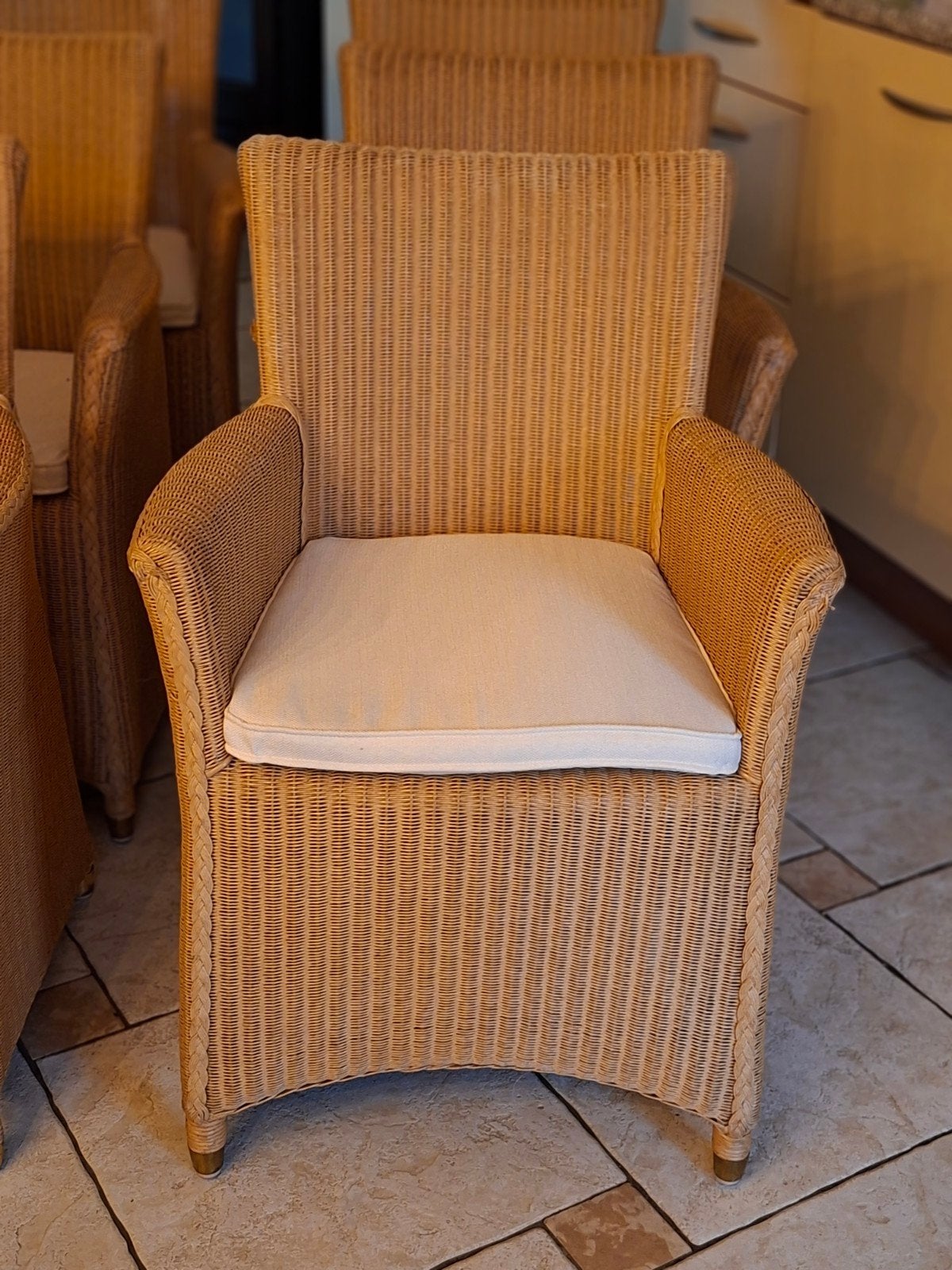Loom Eetkamerstoelen, Ophalen, Gebruikt, Overige kleuren, Riet of Rotan