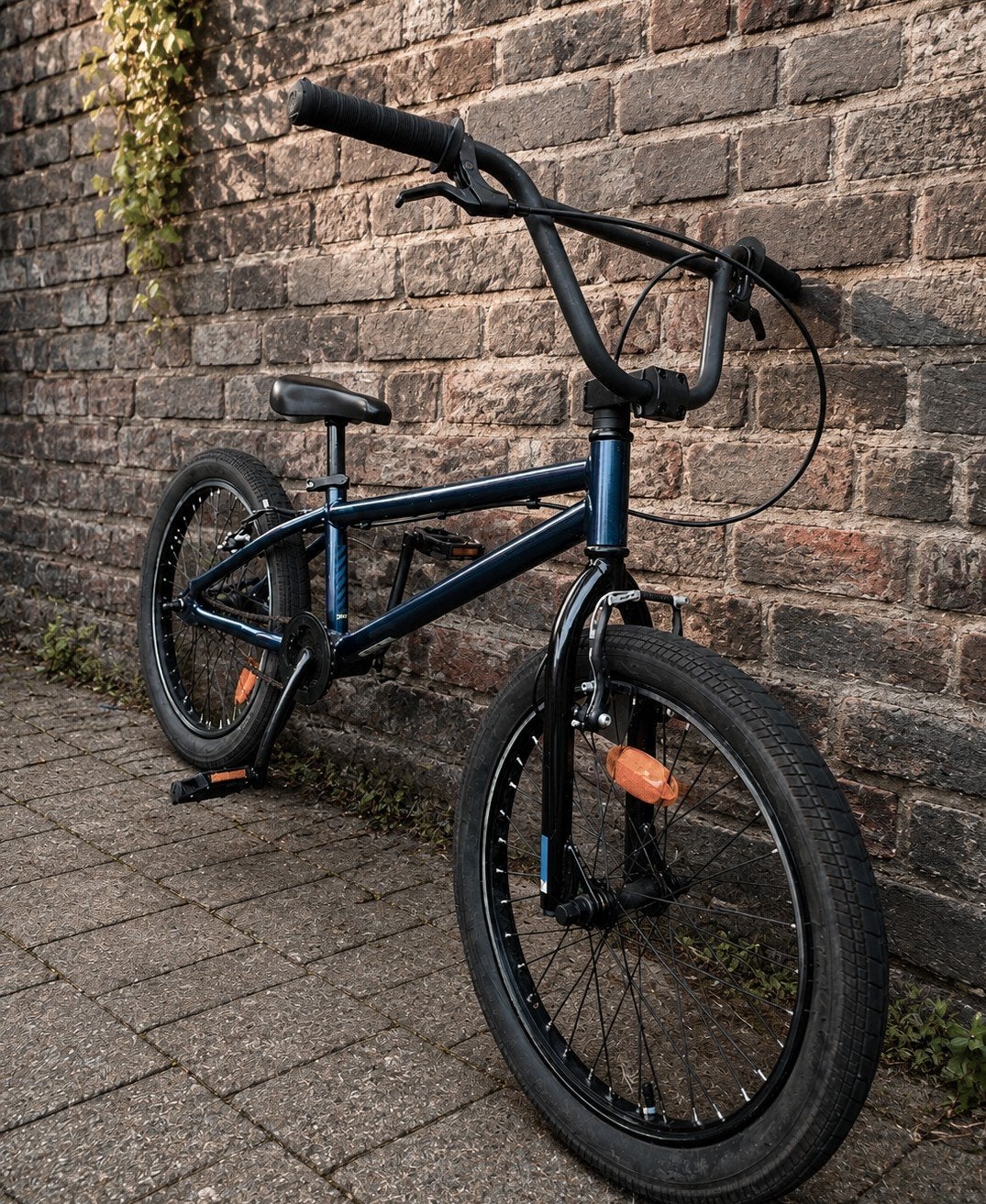 BMX fiets 20 inch Decathlon, Gebruikt, Staal, Velgrem, Stuur 360° draaibaar