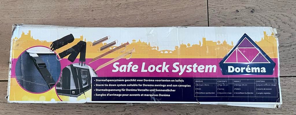 Doréma Safe Lock System Stormbanden, Ophalen, Gebruikt