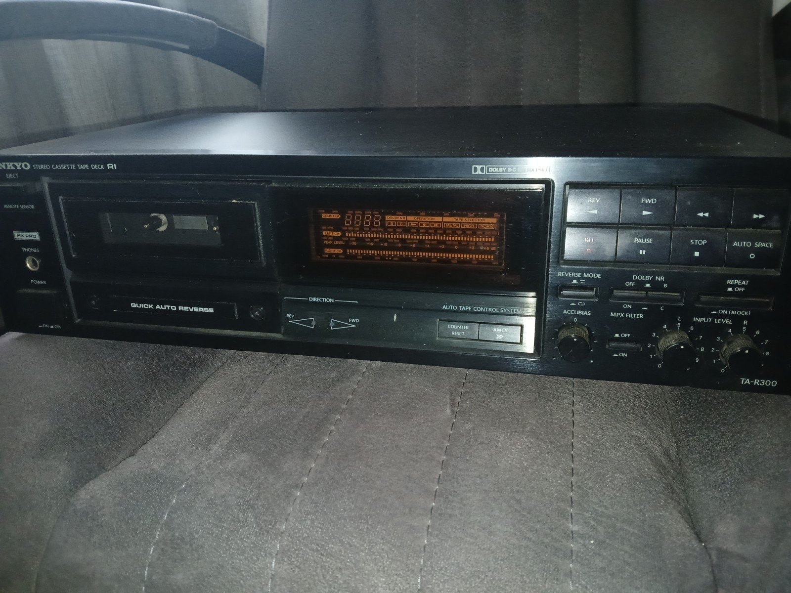 Onkyo TA-R300 Stereo Cassettedeck R1 - Quick Auto Reverse, Ophalen of Verzenden, Enkel, Overige merken, Auto-reverse